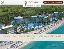 Tablet Screenshot of havenresorts.com